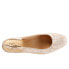 Trotters Lenora T1806-292 Womens Beige Narrow Leather Slingback Flats Shoes 8