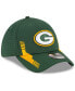 Фото #4 товара Men's Green Green Bay Packers 2021 NFL Sideline Home 39THIRTY Flex Hat