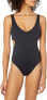 Фото #1 товара Volcom 249989 Women's Simply Seamless One Piece Swimsuit Black Size Medium