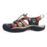 Фото #3 товара Keen Outdoor Afro X Newport Graphic Sport Strappy Womens Blue, Orange Casual Sa
