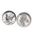 ფოტო #1 პროდუქტის Silver Mercury Dime Coin Cuff Links