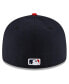 Men's Navy and Red Cleveland Guardians Authentic Collection On-Field Home Low Profile 59FIFTY Fitted Hat