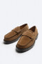 Leather penny loafers