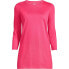 ფოტო #12 პროდუქტის Petite 3/4 Sleeve Supima Cotton Crewneck Tunic