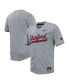 Фото #1 товара Men's Gray Stanford Cardinal Replica Full-Button Baseball Jersey