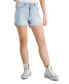 ფოტო #3 პროდუქტის Juniors' Ultra High-Rise Frayed Shorts