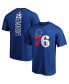 Фото #1 товара Men's Ben Simmons Royal Philadelphia 76ers Playmaker Name Number Team Logo T-shirt