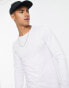 Футболка Jack & Jones Essentials White Long Sleeve