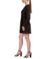 ფოტო #5 პროდუქტის Women's Burnout Faux-Wrap Mini Dress