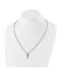 ფოტო #3 პროდუქტის Brushed Arrow Head Pendant on a Box Chain Necklace