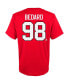 ფოტო #3 პროდუქტის Big Boys Connor Bedard Red Chicago Blackhawks Name and Number T-shirt