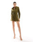 Nobody's Child Miranda utility style playsuit in khaki