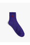 Basic Soket Çorap Kiraz Işlemeli