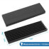 Фото #3 товара Akuoly Set of 4 Aluminium Heatsink PC Cooling Fins Cooler Set Heatsink with Thermal Adhesive Tape 70 mm x 22 mm x 6 mm Black