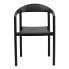Фото #3 товара Hercules Series 1000 Lb. Capacity Black Plastic Cafe Stack Chair