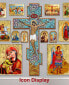Фото #6 товара Icon Saint Nicholas Wall Art on Wood 16"