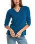 Forte Cashmere Raglan V-Neck Cashmere Sweater Women's