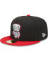 Фото #1 товара Men's Black, Red Lansing Lugnuts Marvel x Minor League 59FIFTY Fitted Hat