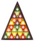 Фото #3 товара Advent calendar Green triangle 25 BIO pyramids