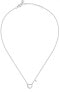 Фото #2 товара Delicate silver heart necklace with zircons Silver LPS10AWV12