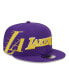 Фото #1 товара Men's Purple Los Angeles Lakers Side Logo 9FIFTY Snapback Hat