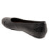 Фото #9 товара Softwalk Sonoma Cap Toe S1907-027 Womens Black Narrow Ballet Flats Shoes