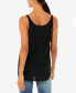 ფოტო #2 პროდუქტის Women's Premium Word Art Flowy XOXO Skull Tank Top