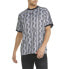 Фото #1 товара Puma The Neverworn Pattern Graphic Crew Neck Short Sleeve T-Shirt Mens Grey Casu