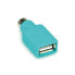 Фото #2 товара VALUE PS/2 to USB Adapter - Mouse green - PS/2 - USB A - Green