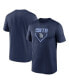 Фото #1 товара Nike Men's Navy Tampa Bay Rays Home Plate Icon Legend Performance T-Shirt