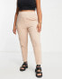 Yours skinny tapered trousers in stone