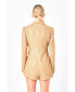 ფოტო #2 პროდუქტის Women's Tweed Blazer Romper