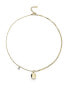 Fashion gold-plated necklace Caring 12295G
