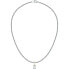 Elegant steel bicolor necklace Drops SCZ1325