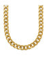 Фото #1 товара Chisel polished Yellow IP-plated 8mm Curb Chain Necklace