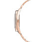 ფოტო #3 პროდუქტის Women's Swiss Crystalline Aura Rose Gold-Tone Stainless Steel PVD Bracelet Watch 35mm