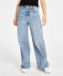 ფოტო #1 პროდუქტის Women's Wide-Leg Jeans