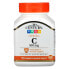 Фото #1 товара Витамин C жеваемый 21st Century, апельсиновый вкус, 500 мг, 110 таблеток