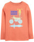 Kid Bicycle BMX Cotton Blend Long-Sleeve Tee - Orange L