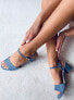 Фото #6 товара Босоножки на каблуке JOLINA BLUE
