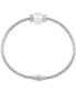 Cultured Freshwater Pearl (8-9mm) Bangle Bracelet in Sterling Silver