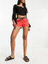 Фото #1 товара Superdry vintage chino hot shorts in red