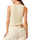 Women's Love Letter Textured Sweetheart Cami