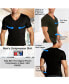 Фото #9 товара Men's Power Mesh Compression Short Sleeve V-Neck T-shirt