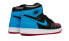 Фото #6 товара Кроссовки Nike Air Jordan 1 Retro High NC to Chi Leather (W) (Красный, Синий, Черный)