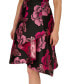 ფოტო #4 პროდუქტის Women's Floral Jacquard High-Low-Hem Dress