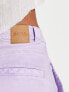 Фото #2 товара BOSS Orange 1.0 denim shorts in washed pastel purple