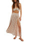 Women's Real Love Cotton Embroidered Maxi Skirt