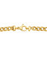 ფოტო #5 პროდუქტის Padlock 18" Pendant Necklace in 14k Gold-Plated Sterling Silver