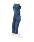 Men's Premium Knit Denim Jogger Jeans with Cargo Pockets